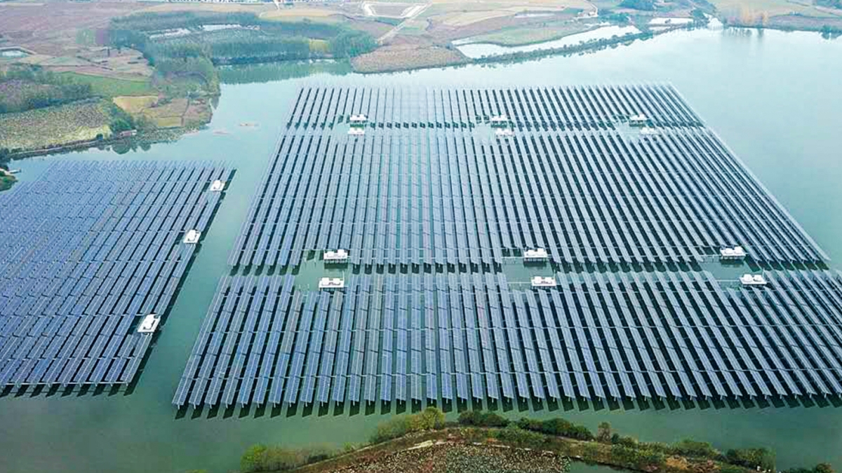長豐縣堵龍背水庫40MWp漁光互補(bǔ)分布式發(fā)電項目